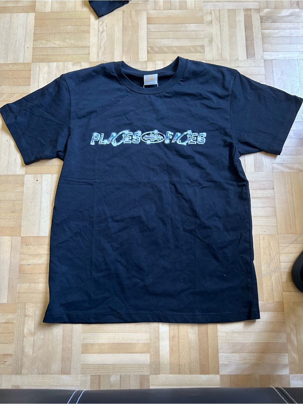 Black Corteiz Graphic 'Places + Faces' Logo Tee